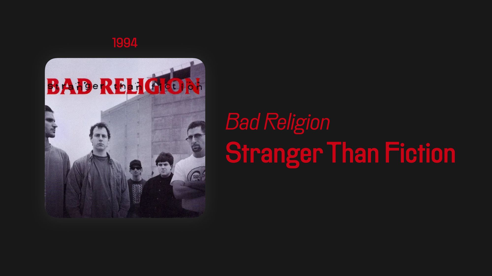 bad religion stranger than fiction