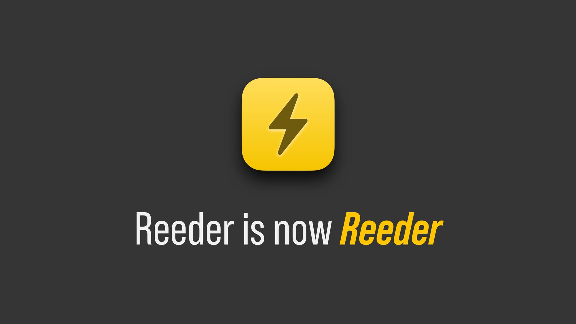 Reeder 可能是我在世界上最喜欢的应用程序，它有点更新了