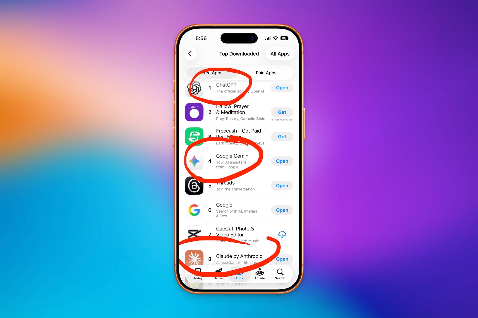 That thing "nobody" was asking for