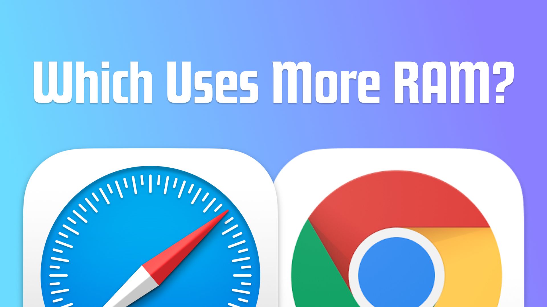 Yes, Chrome Uses More RAM than Safari, but How Much More?