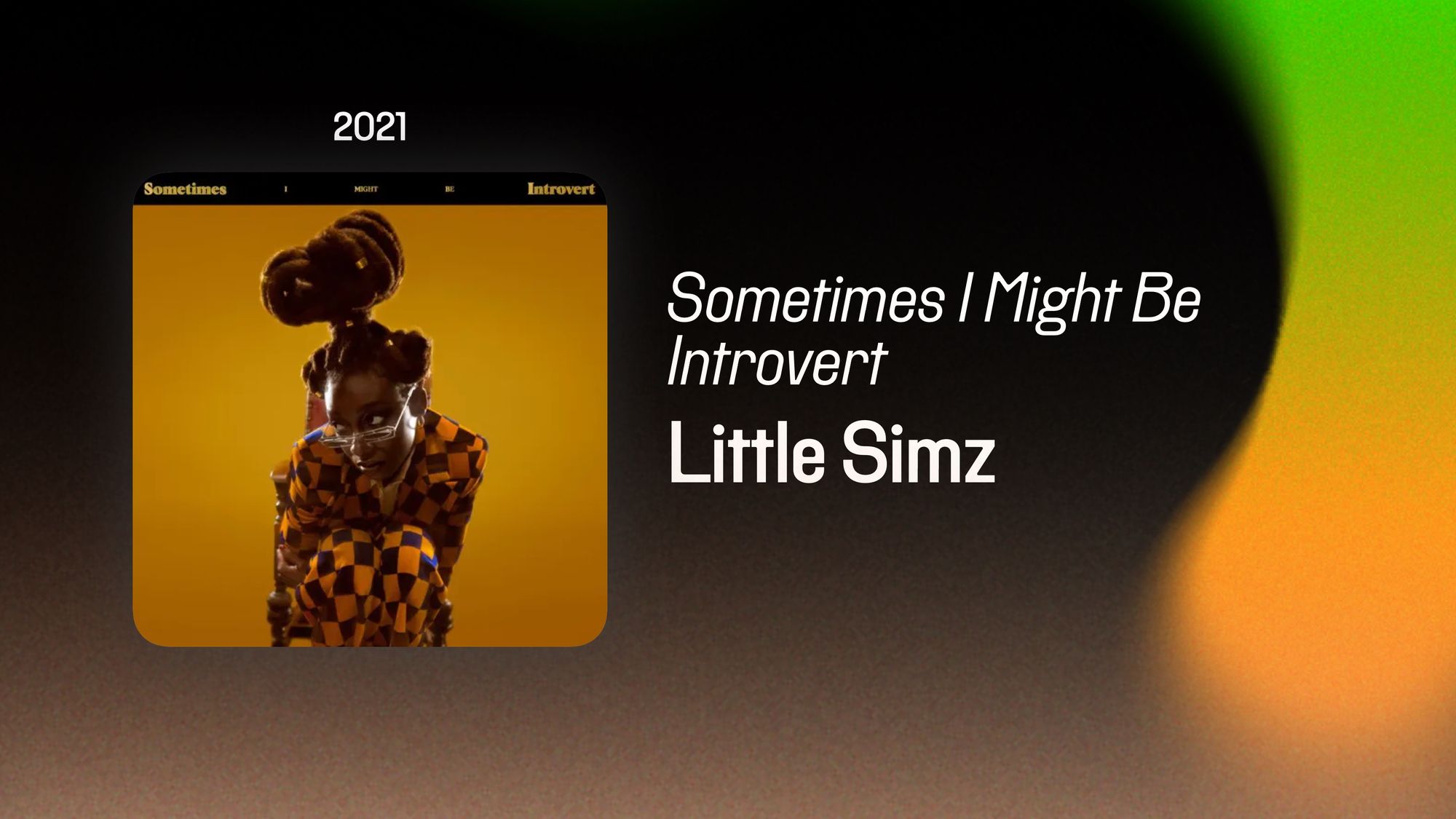Sometimes I Might Be Introvert (365 Albums)