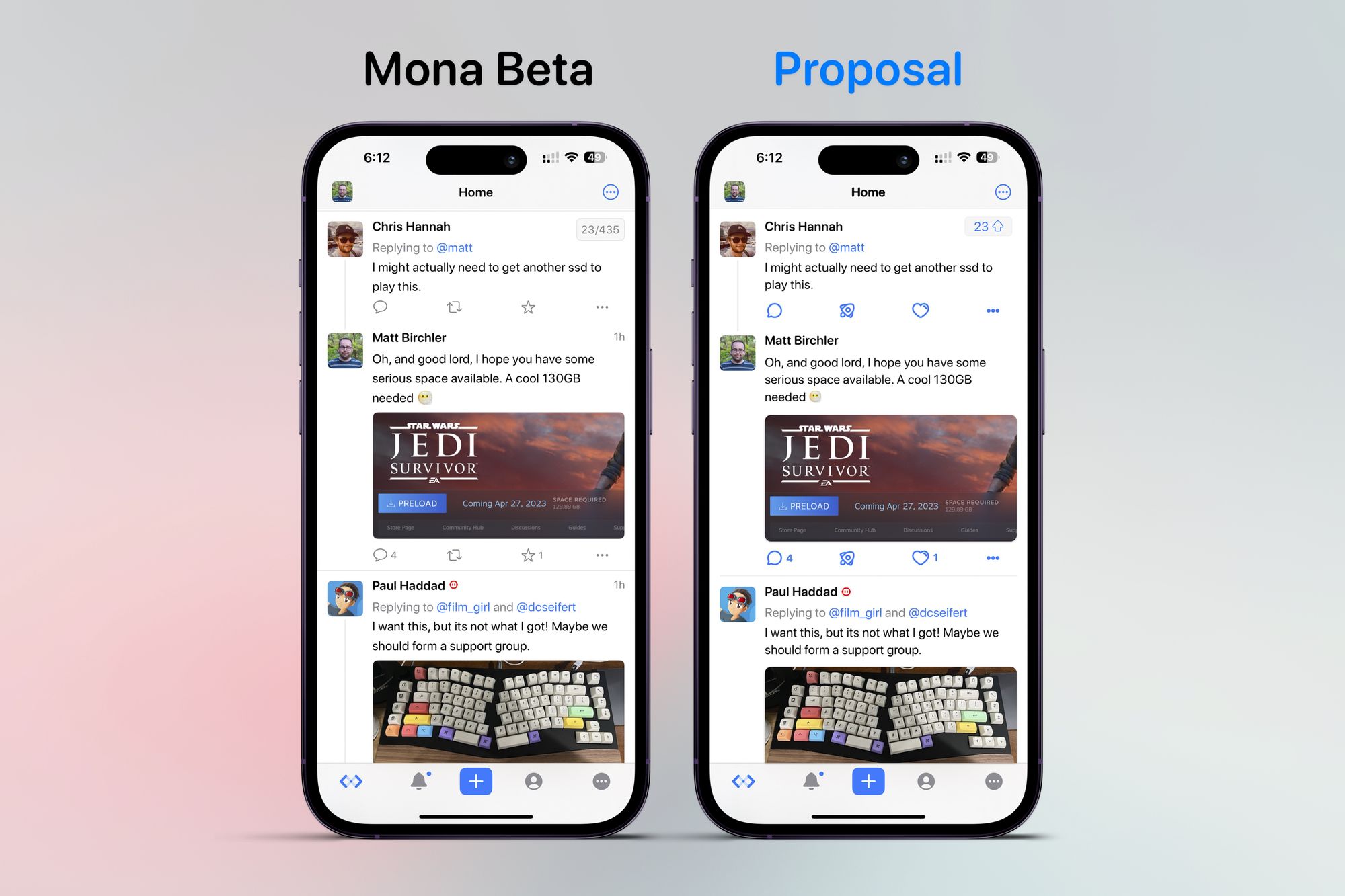 Some Very Small UI Tweaks I'd Love to See in Mona