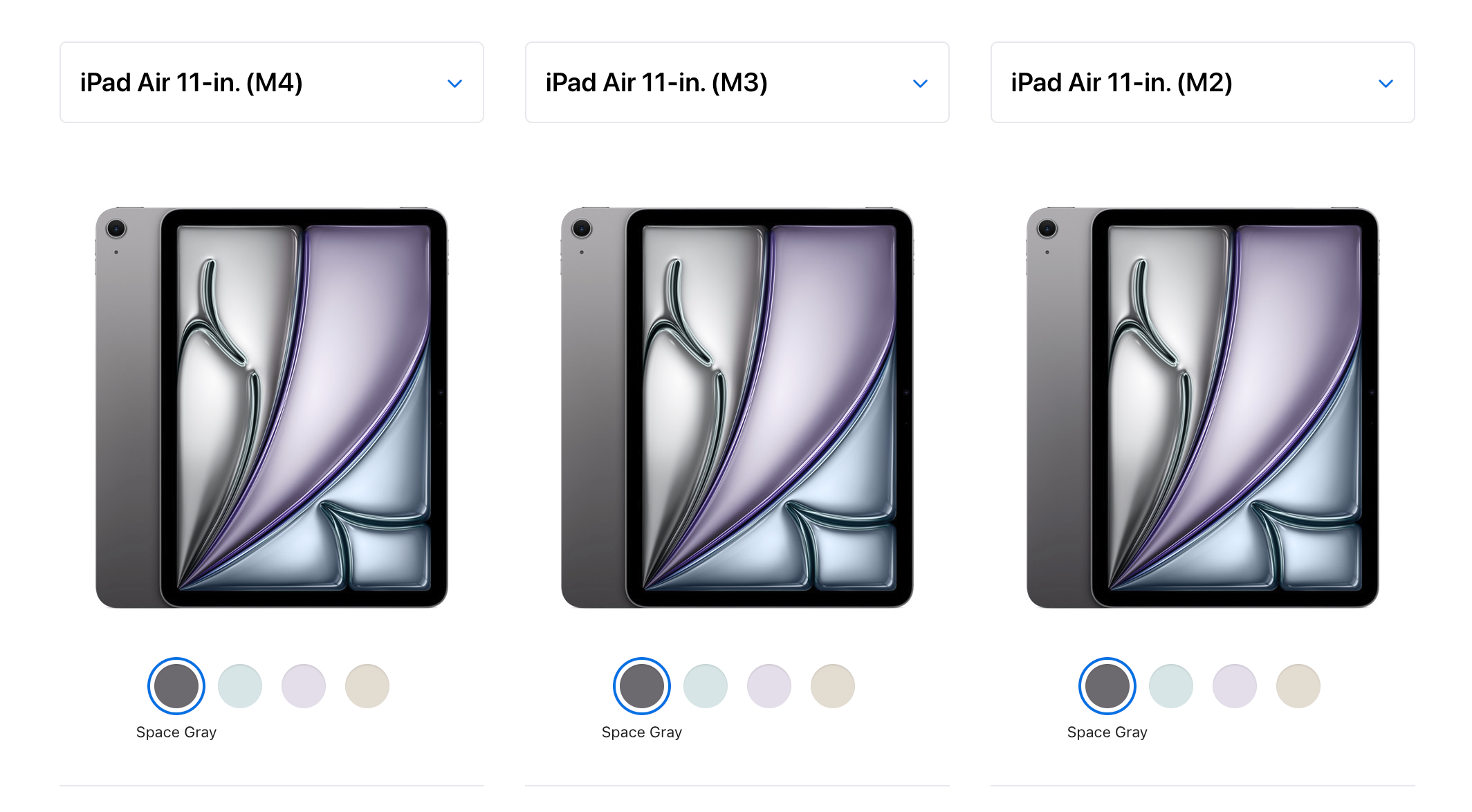 The M4 iPad Air: an update so small, the Bluetooth version gets a shout out