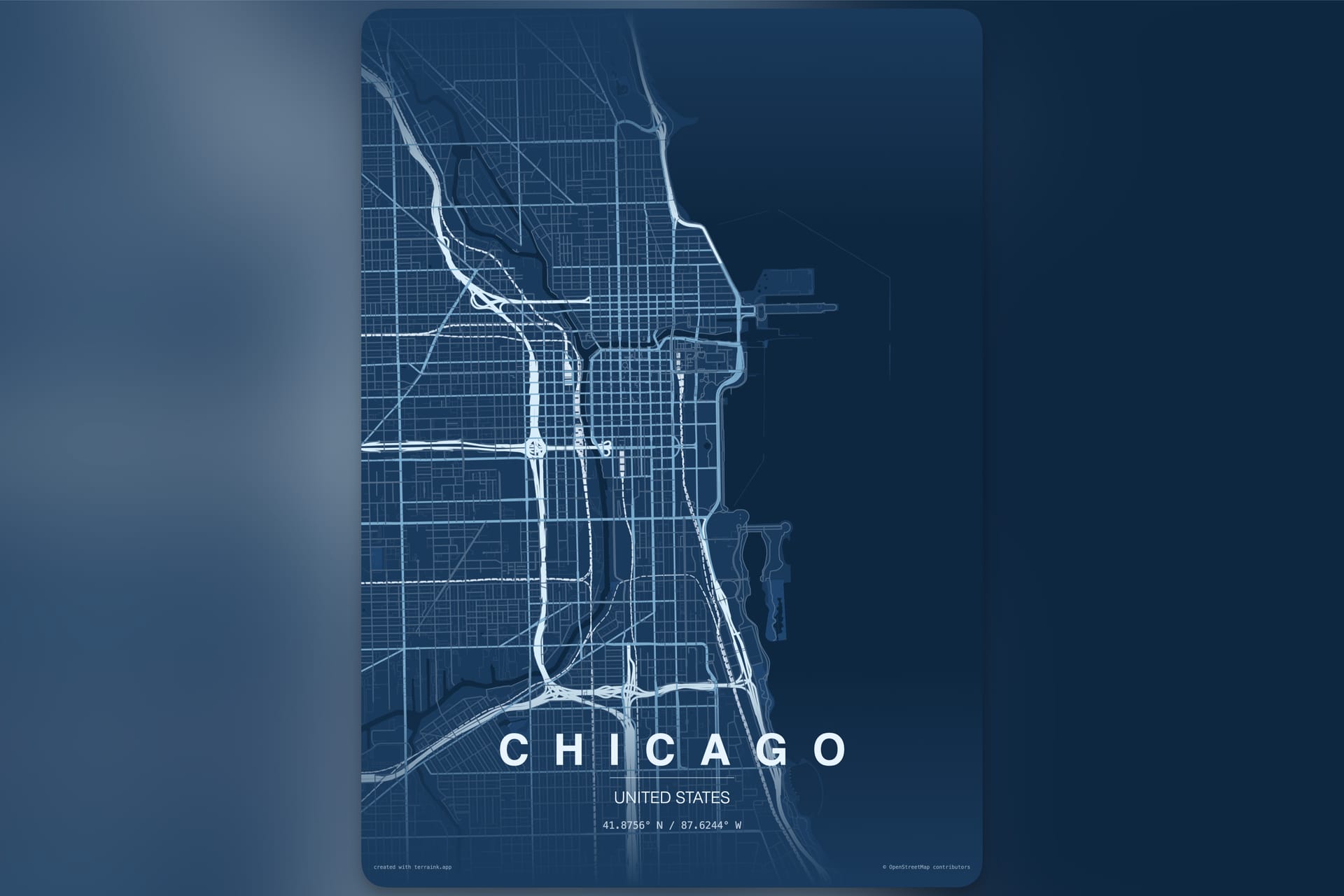 Terraink makes rad maps on demand