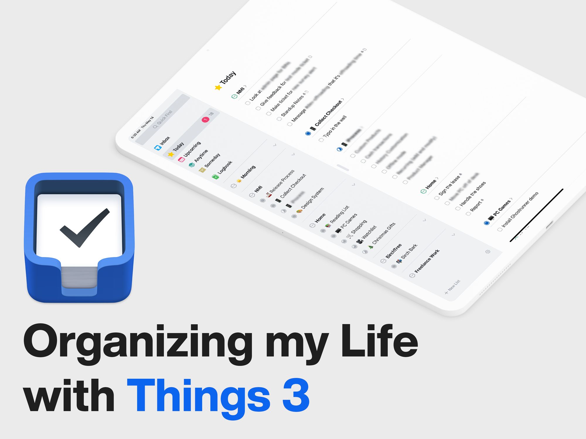 How I Use Things 3 To Organize My Life