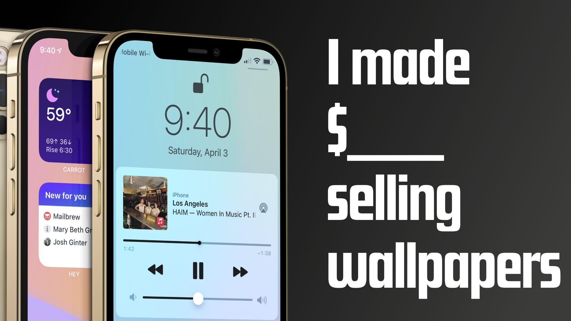 How Much Money I Made Selling Wallpapers Online