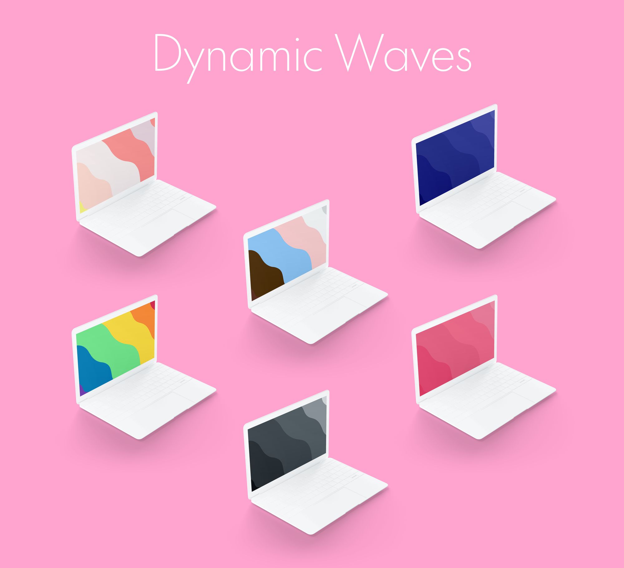 Dynamic Waves (dynamic wallpapers, tutorial, and Pride)