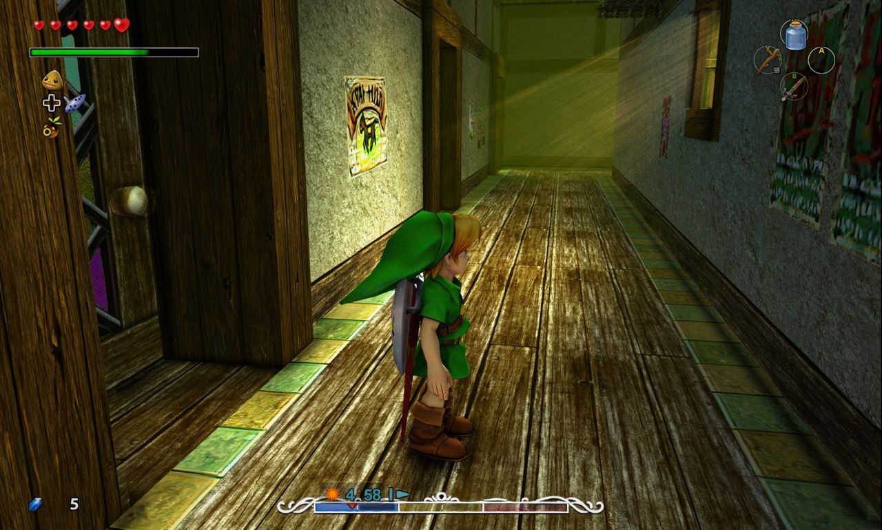 The Legend of Zelda Majora's Mask with an HD texture.