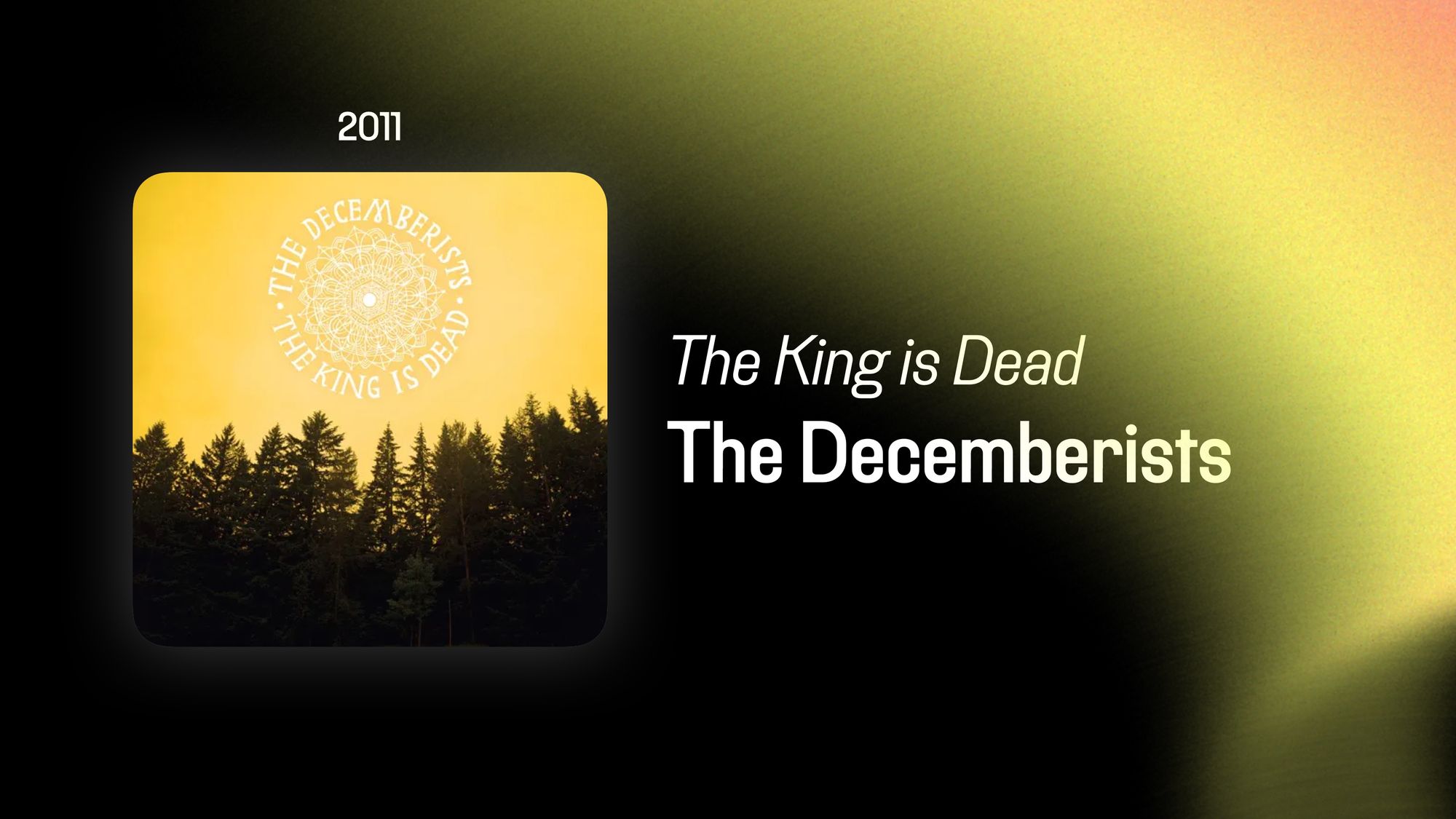 The King is Dead (365 Albums)