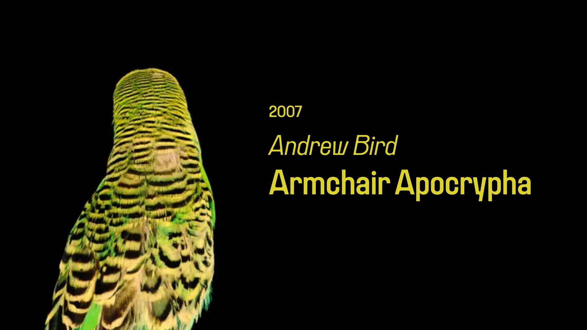 Armchair Apocrypha (365 Albums)