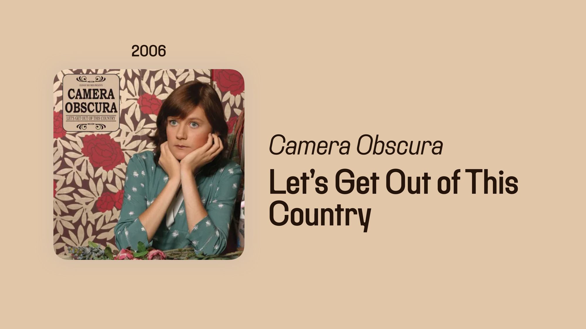Let’s Get Out of This Country (365 Albums)