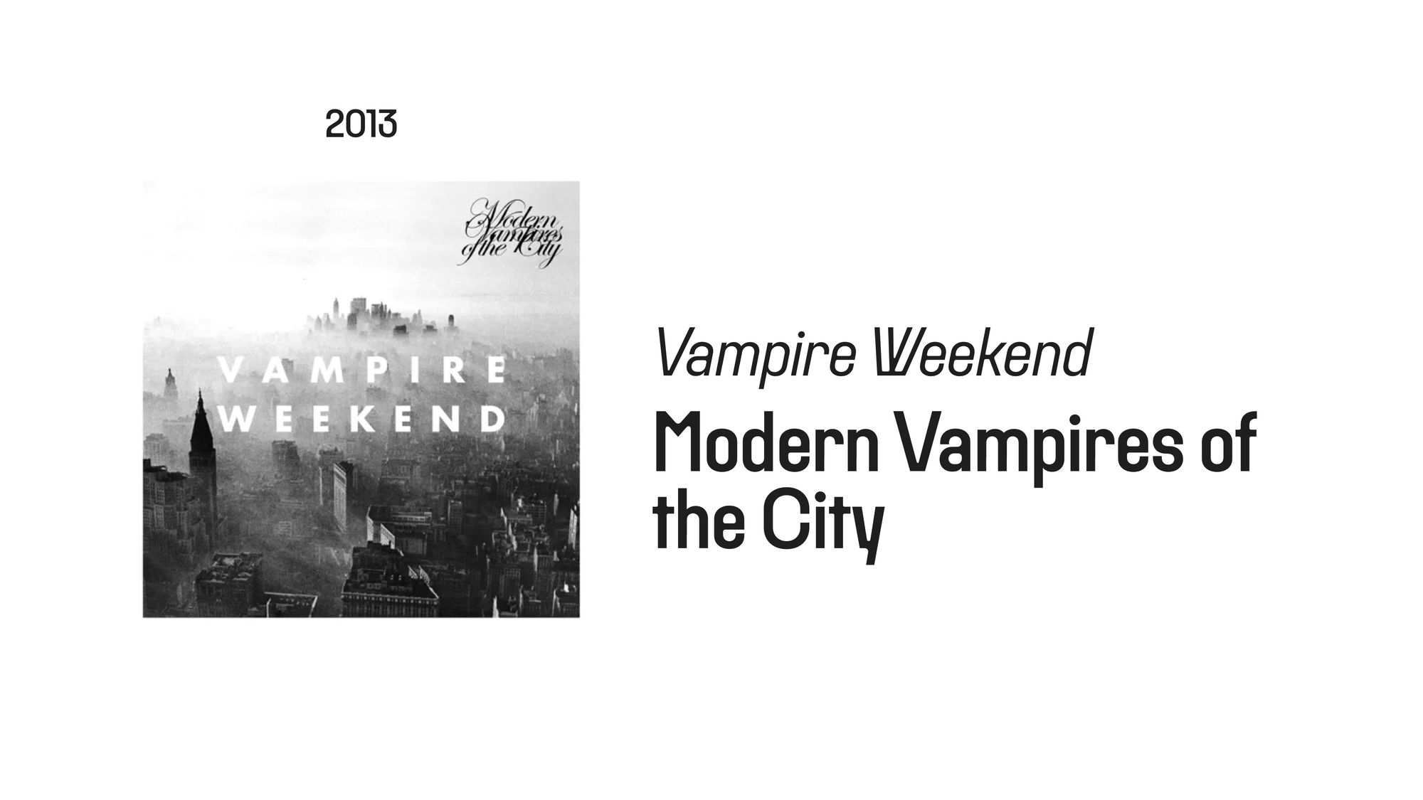Modern Vampires of the City (365 Albums)