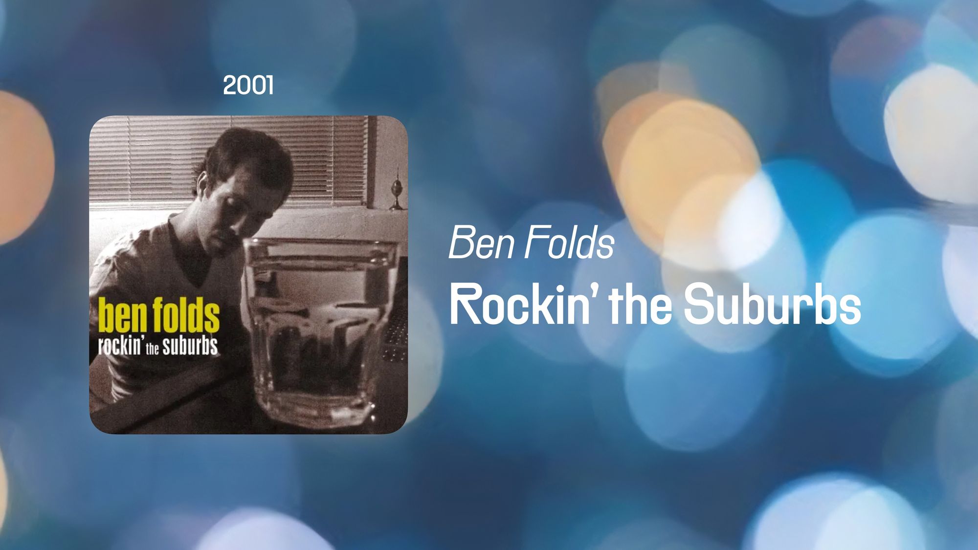 Rockin’ the Suburbs (365 Albums)