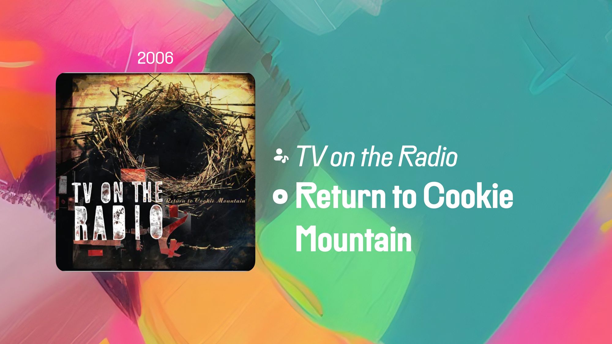 Return to Cookie Mountain (365 Albums)