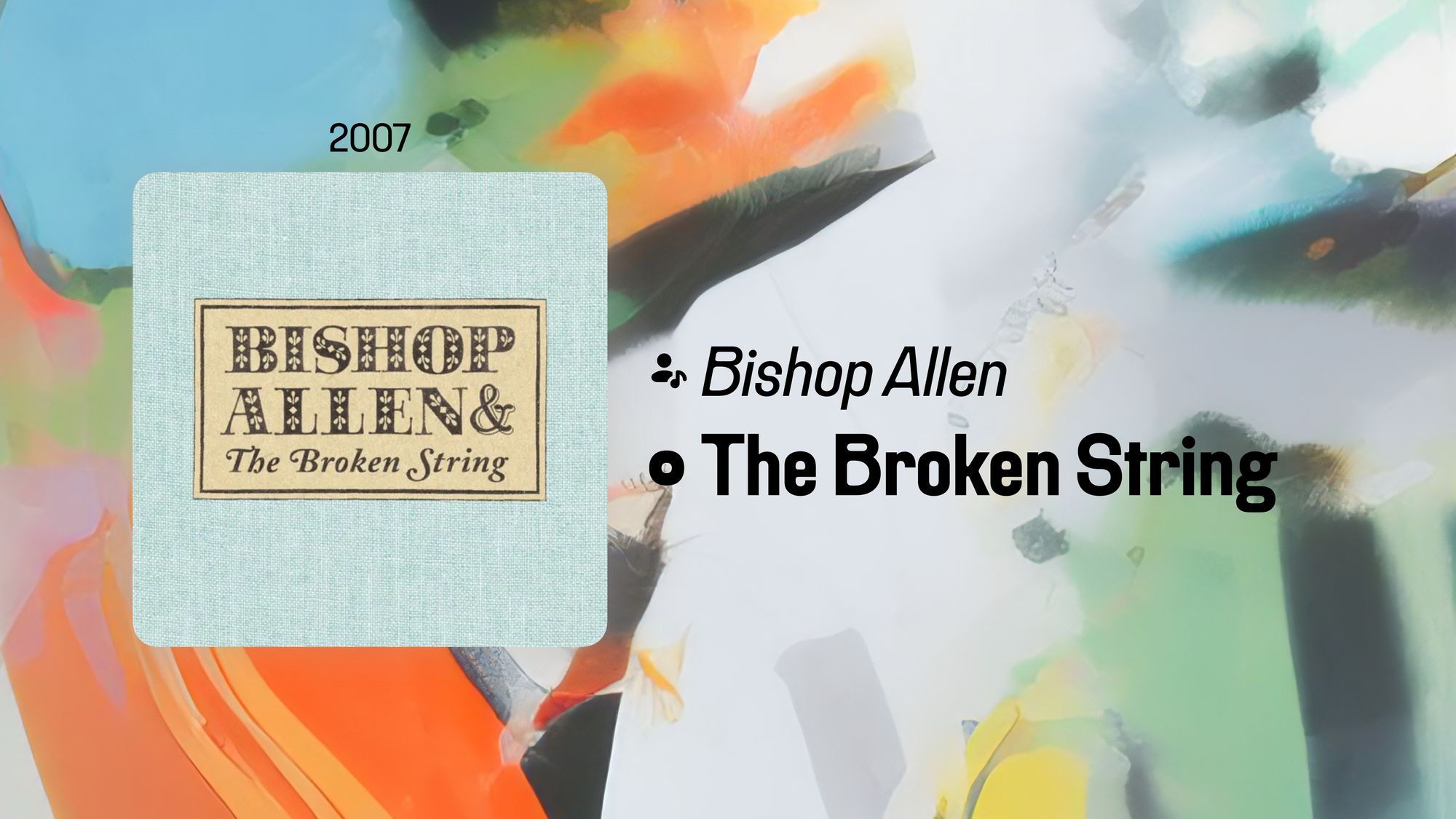 The Broken String (365 Albums)