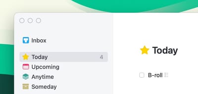 My teeny, tiny Things UI request