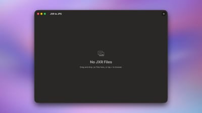 Micro app 11: JXR to JPG converter