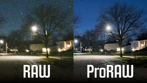 First Look at ProRAW Night Mode Photography on the iPhone 12 Pro