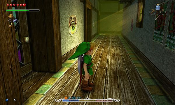 The Legend of Zelda Majora's Mask with an HD texture.