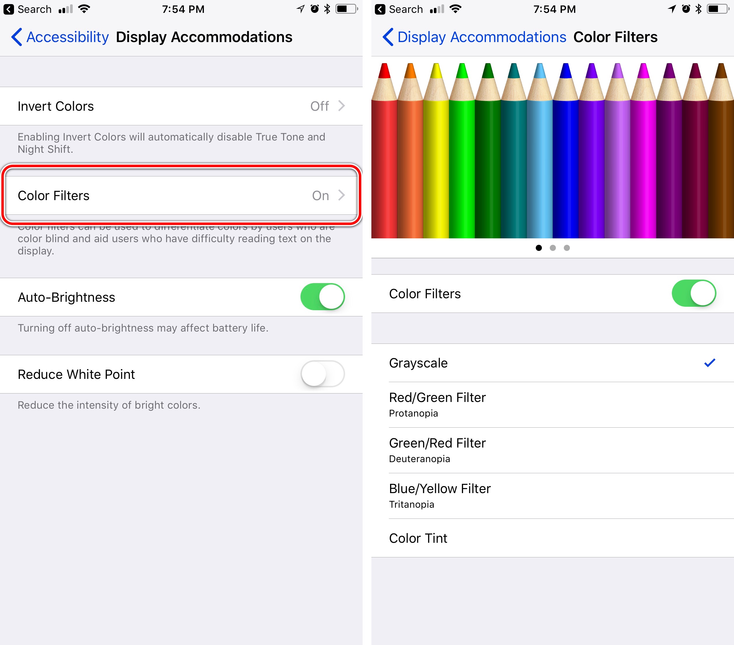 How to turn off colour inversion or negative colours on my Xperia